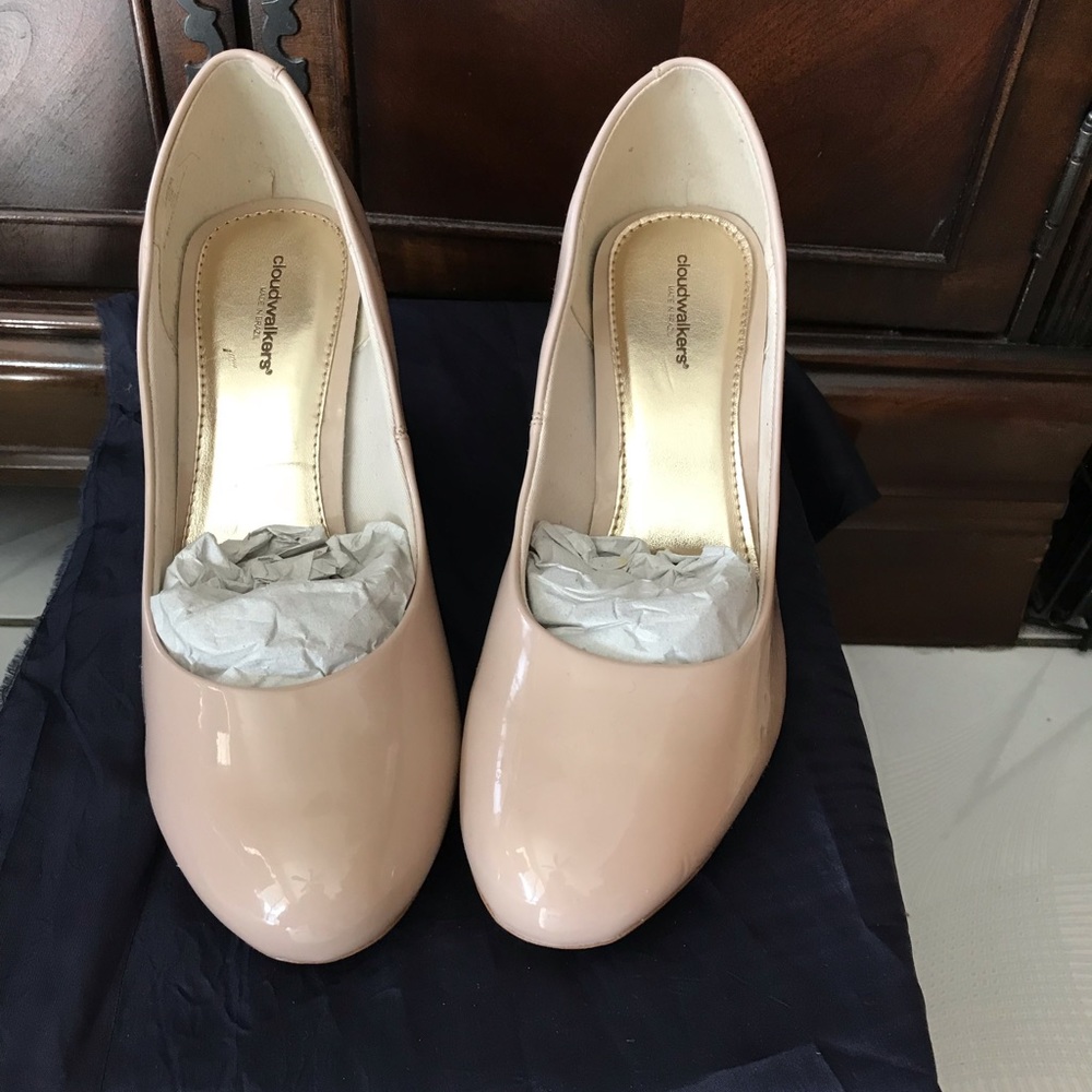 Larissa cloud walkers natural color 2 inch heels